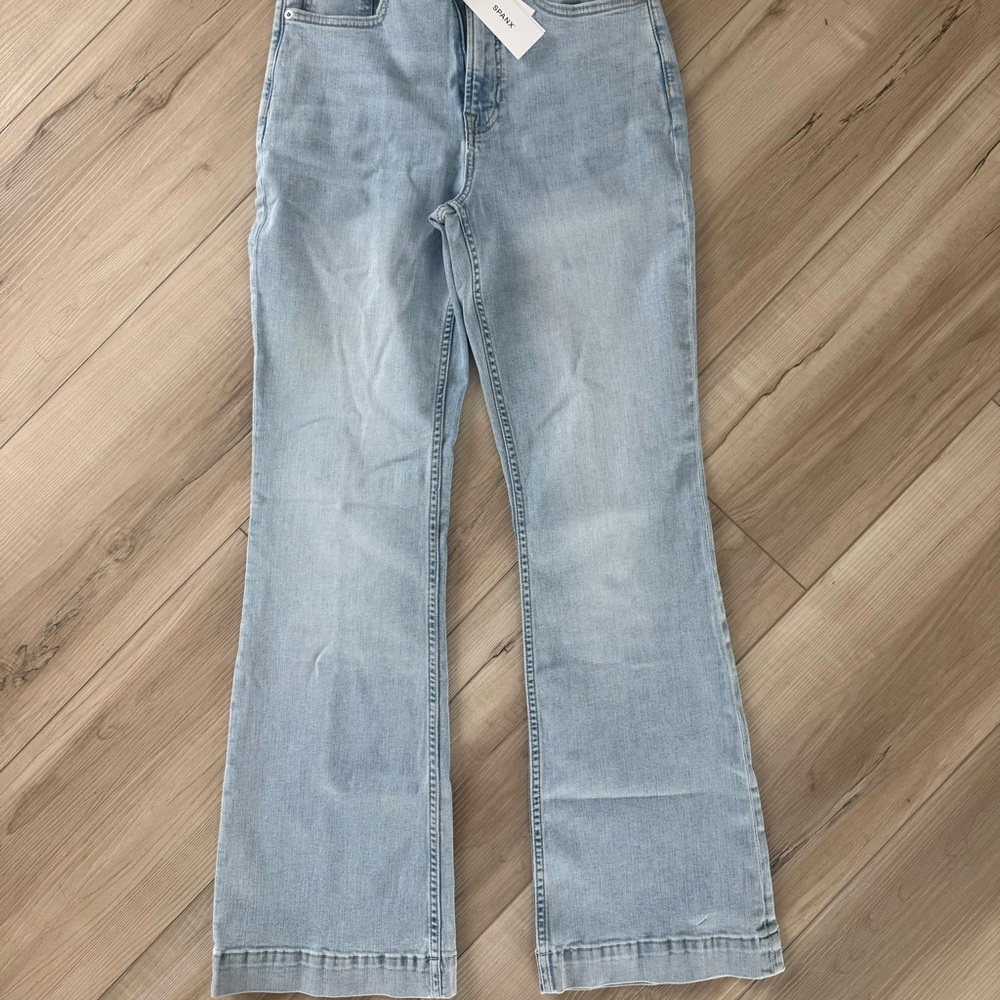 SPANX High Rise Light Blue Jeans